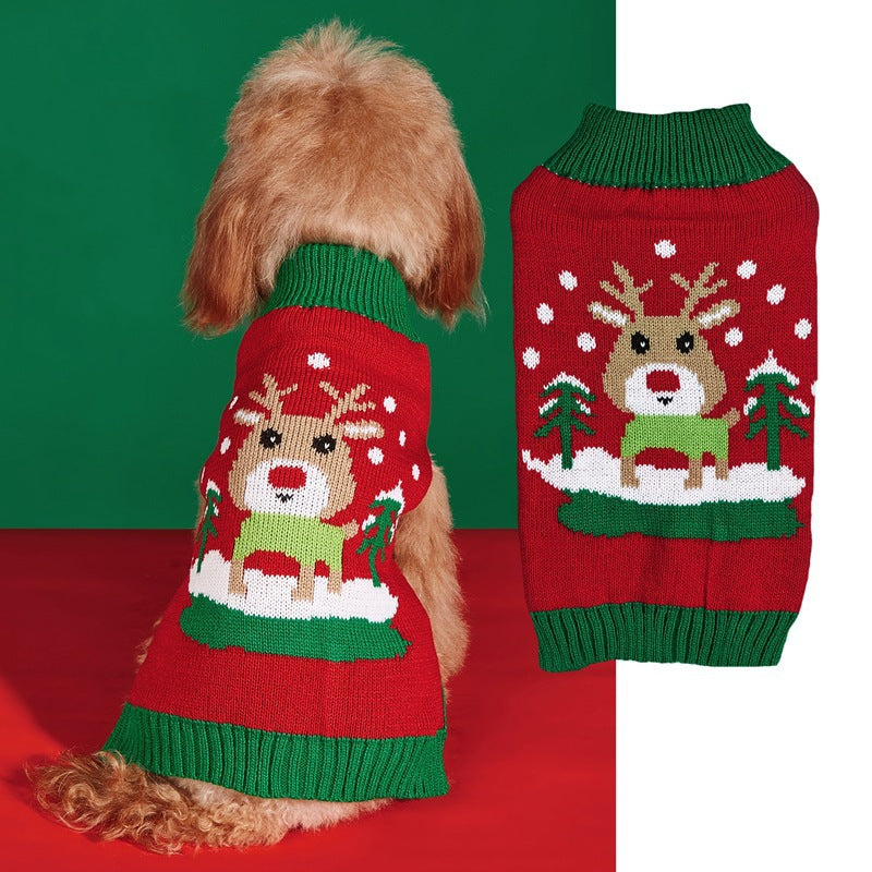 Christmas pet sweater